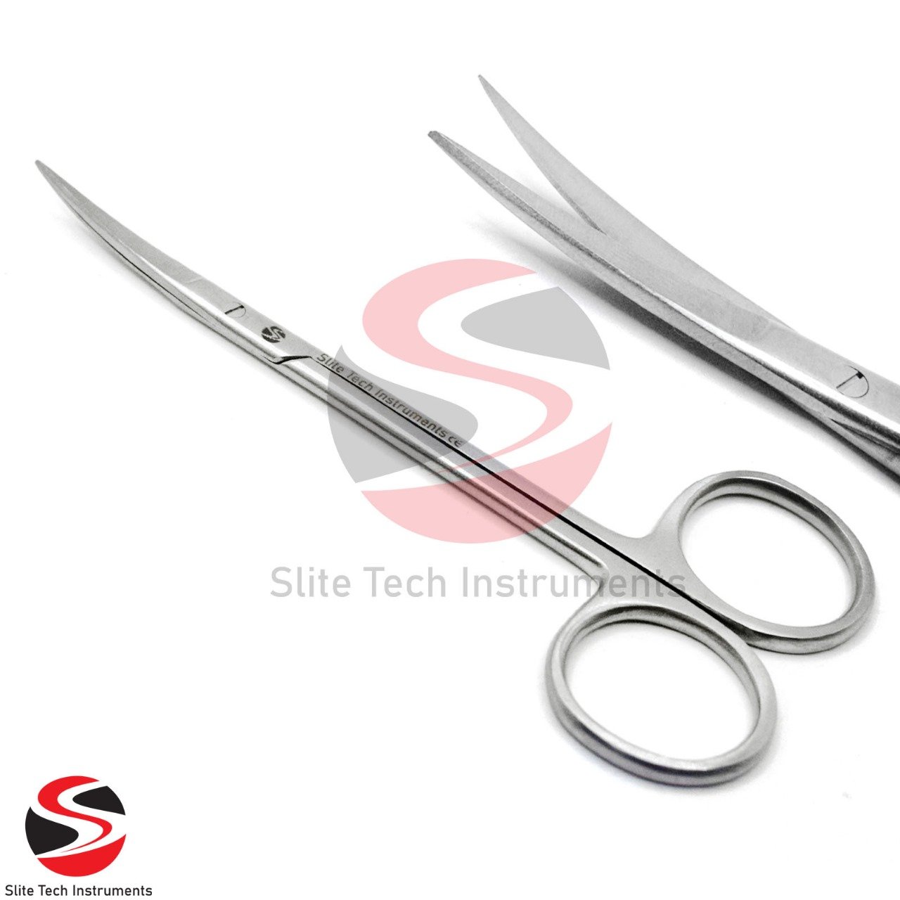 Iris Schere Gebogen 11,5 cm – Chirurgische Edelstahl-Fadenschere