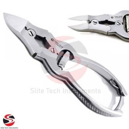 Freischwingender Nagelschneider 15,5 cm – Doppelgelenk Nagelzange für dicke Fußnägel