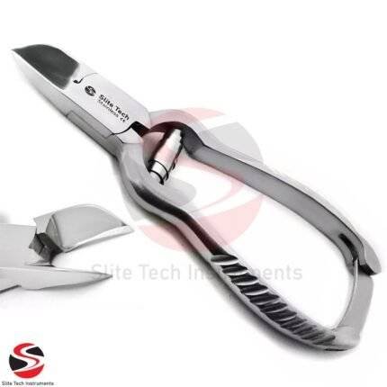 Ring-Nagelschneider 13,5 cm – Fußnagelzange mit Ringgriff und Pufferfeder