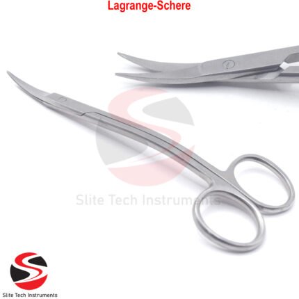 Medizinische Chirurgische Lagrange Schere Präparierschere OP Fadenschere Dental Schere