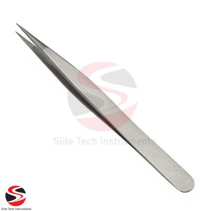 Pinzette 7,5 cm Spitze Haar Zupfpinzette Splitterpinzette Augenbrauen Edelstahl