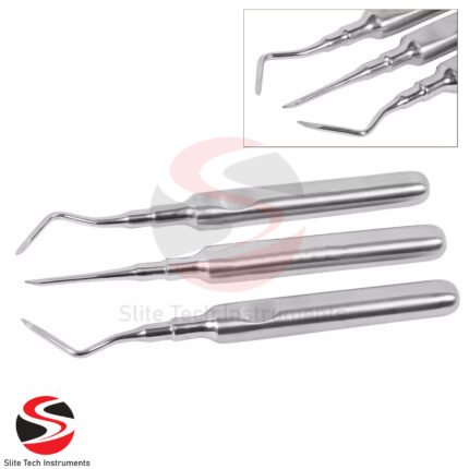 3er Set Wurzelheber Elevator, Root Picker Root elevator Dental Aufzüge CE