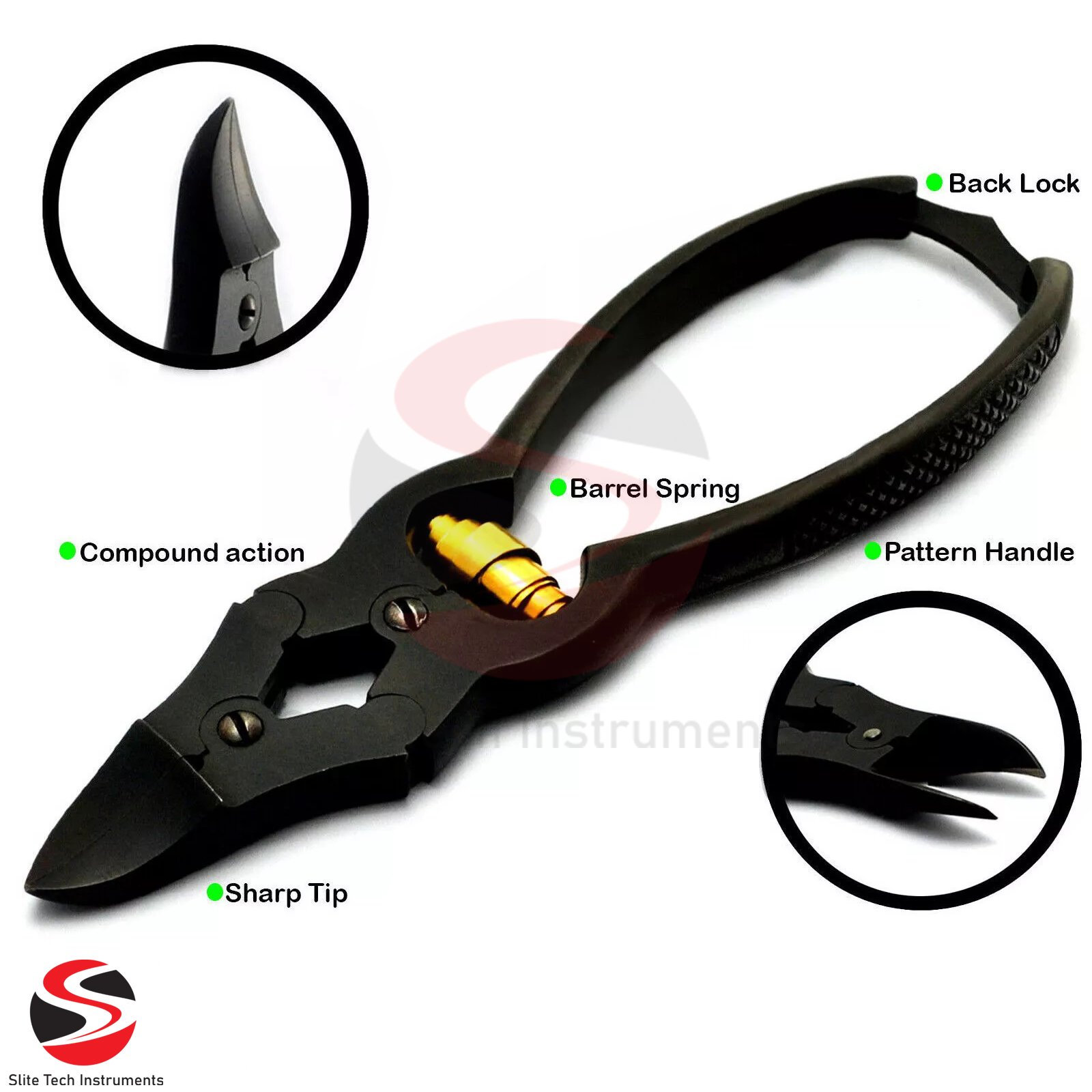 Nagelzange doppelter übersetzung Fußnagelzange Fussnagelzange Edelstahl Fußnägel