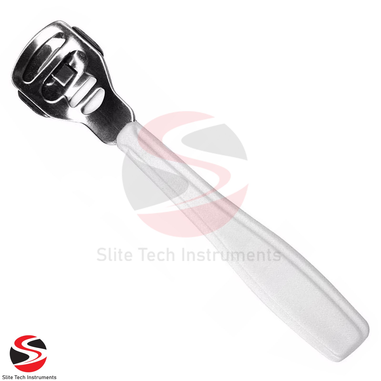 Raspel Hornhaut Hobel Hornhauthobel Tote Haut hornhautentferner Weiß 10x Klingen - Image 3