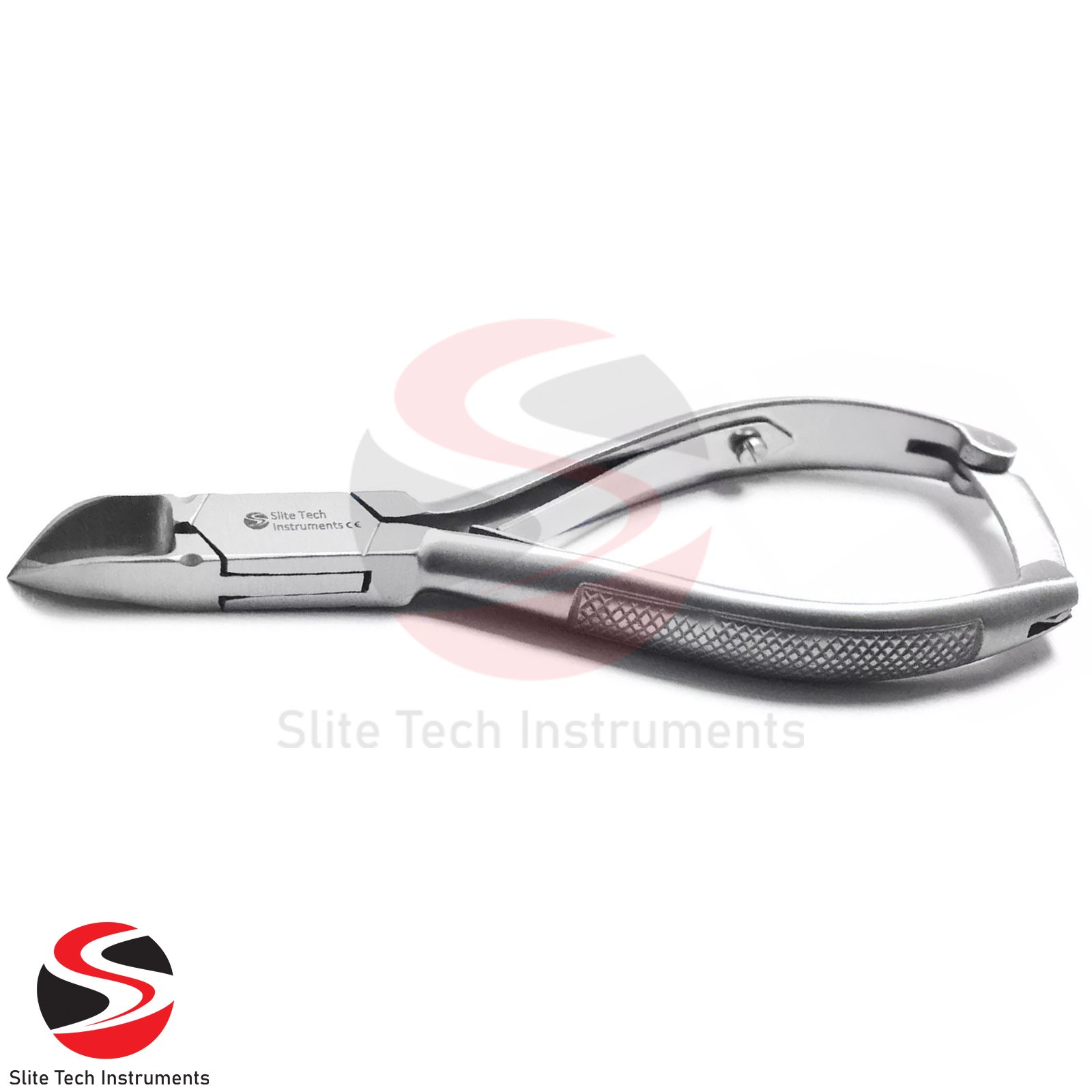 Profi Podologie Nagelknipser Fußpflege Nagelzange 14cm Gebogen Maniküre Pediküre - Image 2