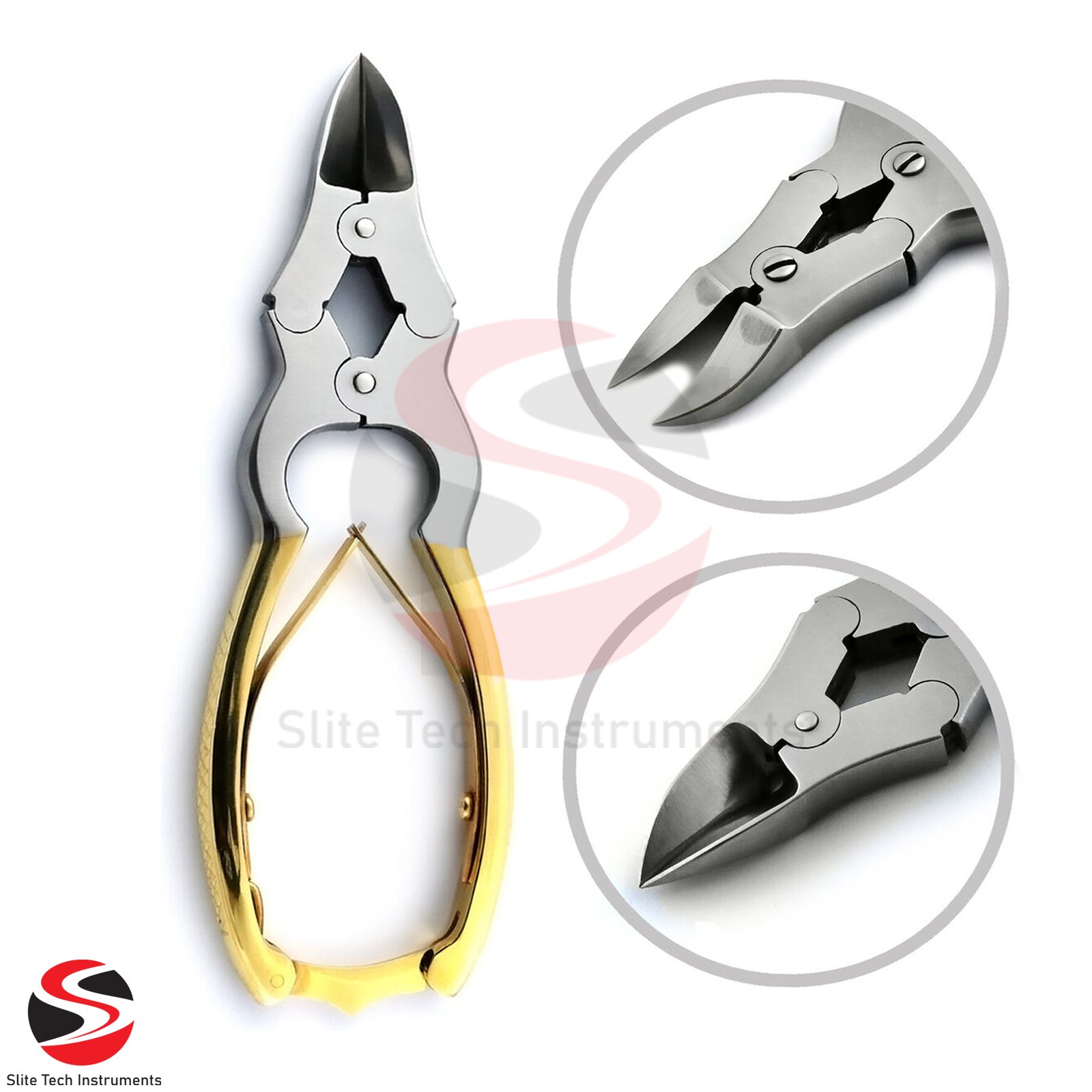 Profi Nagelzange doppelter übersetzung Fußnagelzange Edelstahl Fußnägel 16 cm