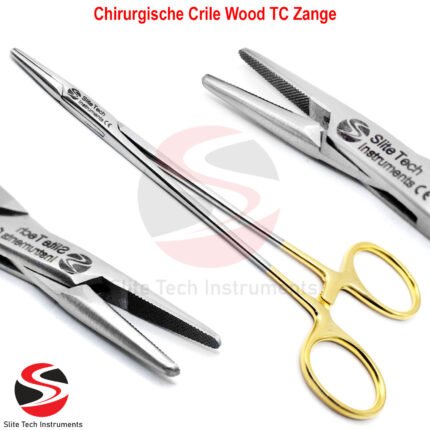"Chirurgischer Nadelhalter Crile Wood TC – OP Naht Halter Instrument Chirurgie“