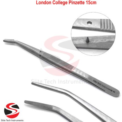 "Medizinische Chirurgische London College Pinzette 15cm Dental CE Edelstahl Profi "
