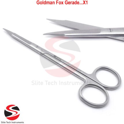 Goldman Fox Gerade Schere Chirurgische Präparierschere 12 cm OP