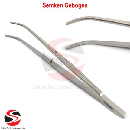 "Medizinische Chirurgische Semeken Pinzette Gebogen Dental CE Edelstahl Profi"