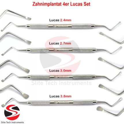 “Chirurgisches Techniker-Set Zahnimplantat Instrumente mit 4er Lucas Set”