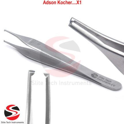 Medizinische Chirurgische Adson Kocher Profi Chirurgische Pinzette Dental