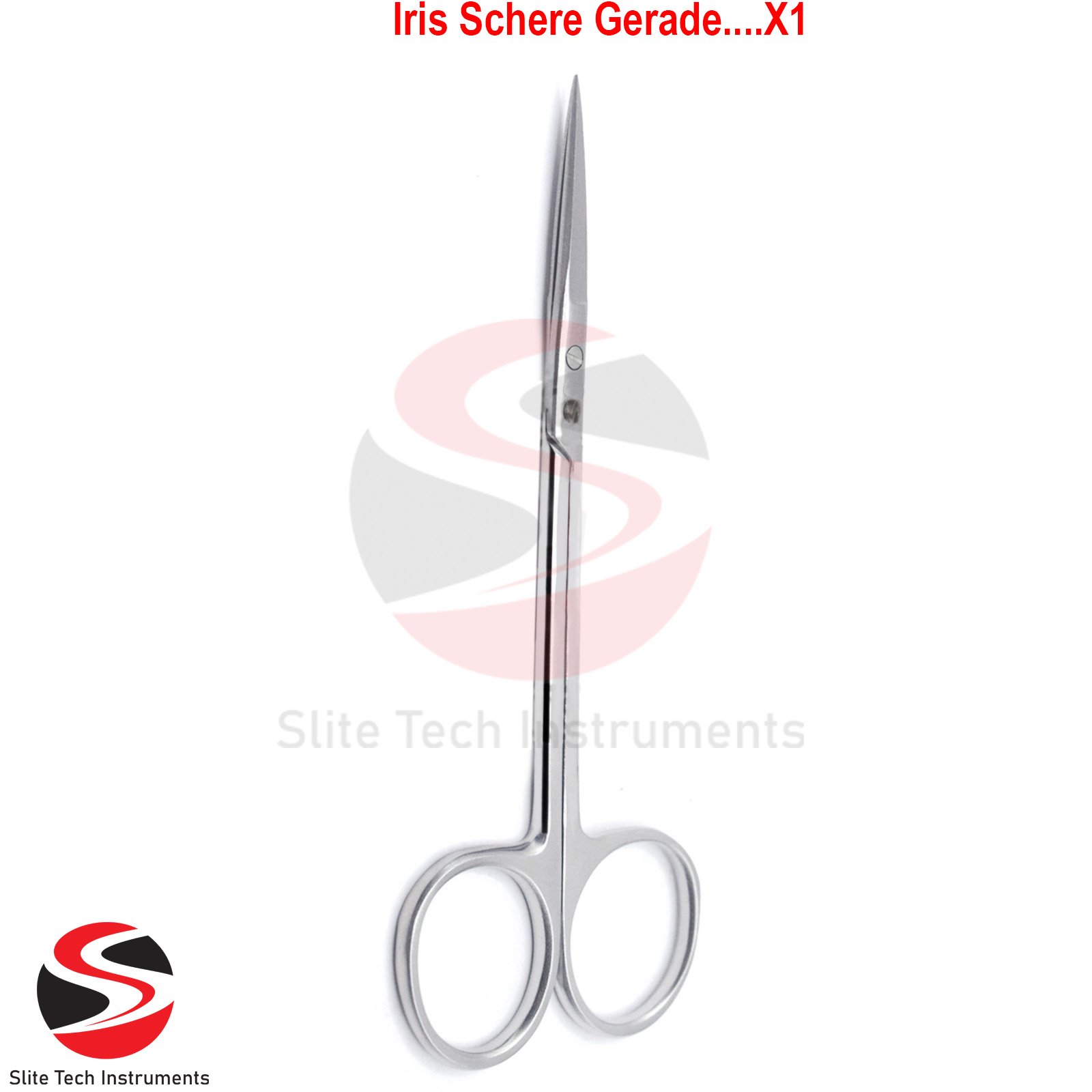 Irisscheren Gerade Mikroverzahnt Spitze Chirurgische Iris Schere - Image 2