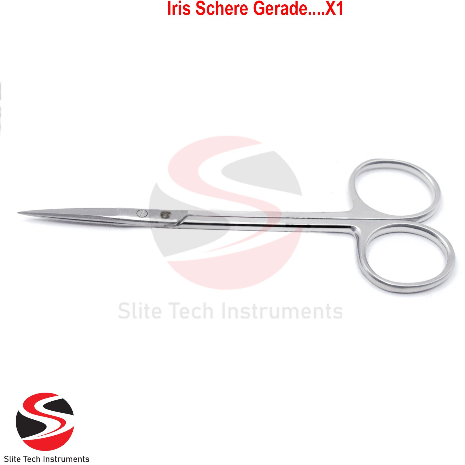 Irisscheren Gerade Mikroverzahnt Spitze Chirurgische Iris Schere - Image 3