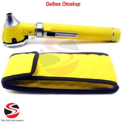 Professionelles Gelbes Otoskop Ohrlicht Ohrspiegel Otologie (Yellow Otoskop)