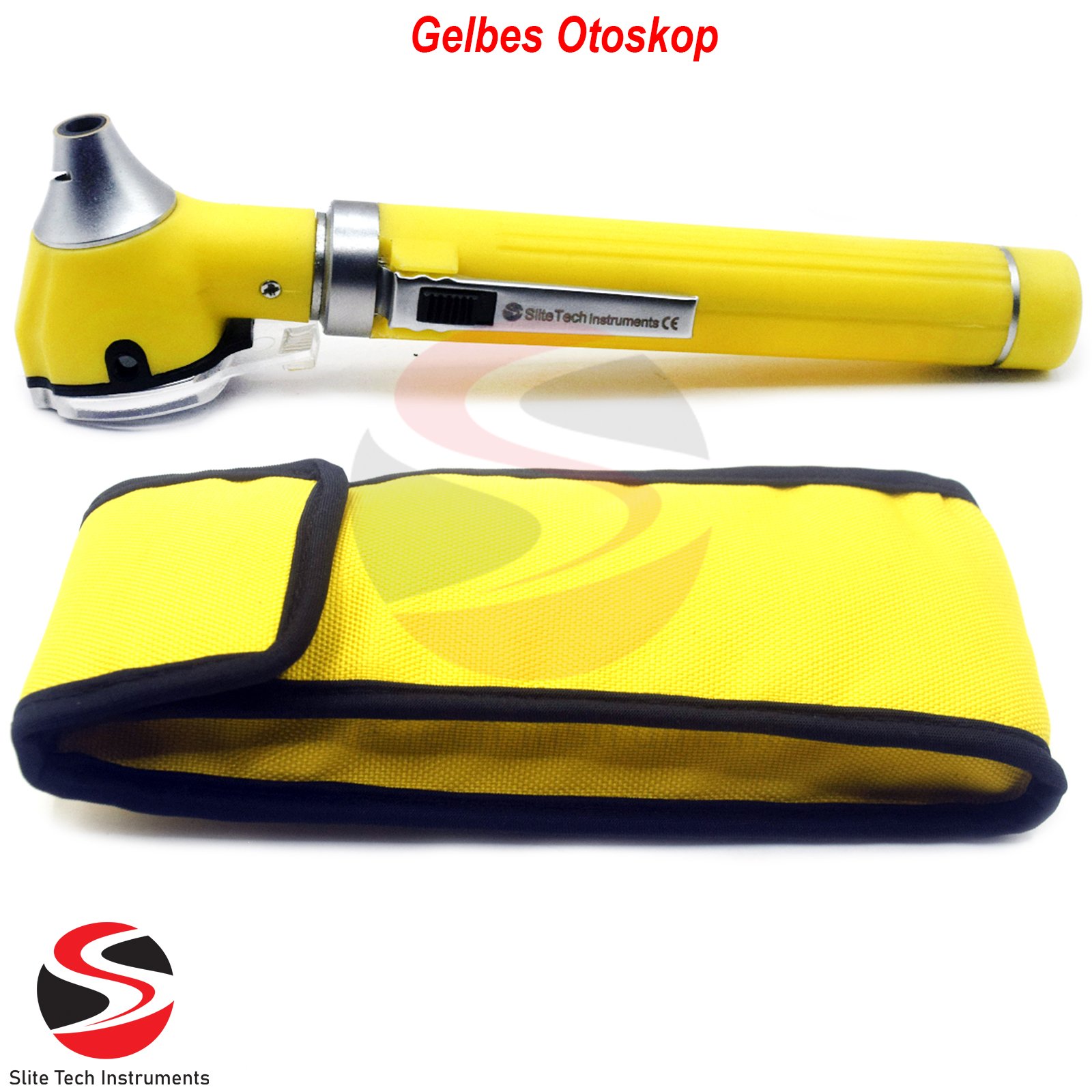 Professionelles Gelbes Otoskop Ohrlicht Ohrspiegel Otologie (Yellow Otoskop)