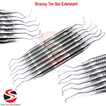 “Gracey 7-teiliges Dental set aus Edelstahl PRF Implantat Chirurgie Werkzeuge”
