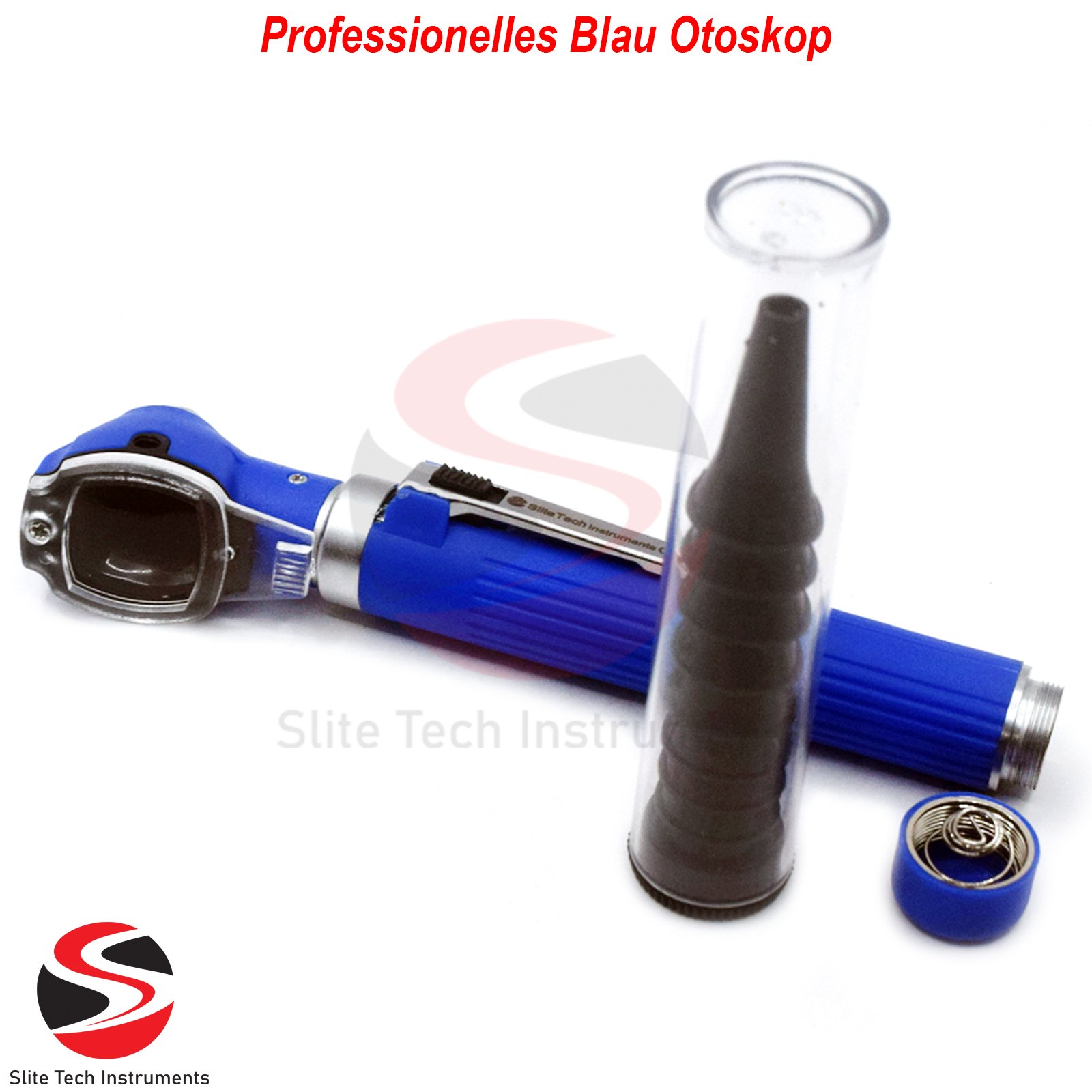 Professionelles Blau Otoskop Ohrlicht Ohrspiegel Otologie (Blue Otoskop)