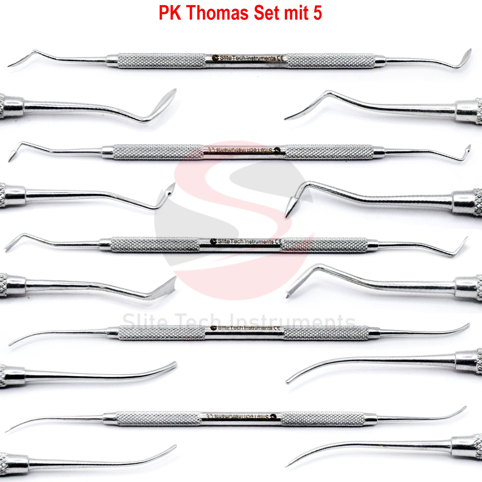 Aufwachsinstrumente n. PK Thomas, Zahntechnik,Modelliersonden, 5er set Dental