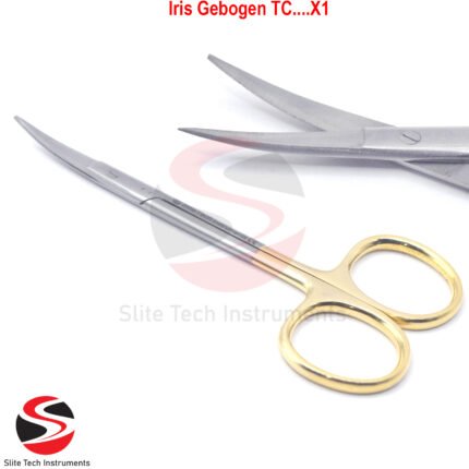 Medizinische Iris Gebogen TC Schere Präparierschere OP Fadenschere Dental Schere