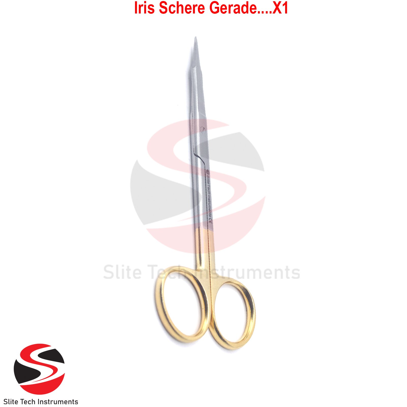 Goldman Fox TC Schere Gerade – Chirurgische Präparierschere Iris OP Fadenschere - Image 2