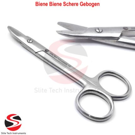 Chirurgische Biene Biene Gebogen Schere – OP– Medizin Schere Instrumente