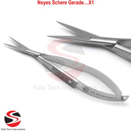 Castroviejo Mikroschere Noyes Schere Mini Gerade Chirurgisch Dental OP Naht