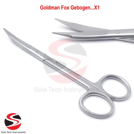 Goldman Fox Gebogen Schere Chirurgische Präparierschere 12 cm OP