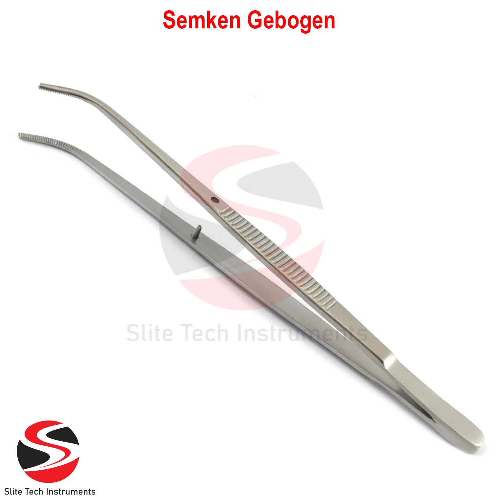 "Medizinische Chirurgische Semeken Pinzette Gebogen Dental CE Edelstahl Profi" - Image 3