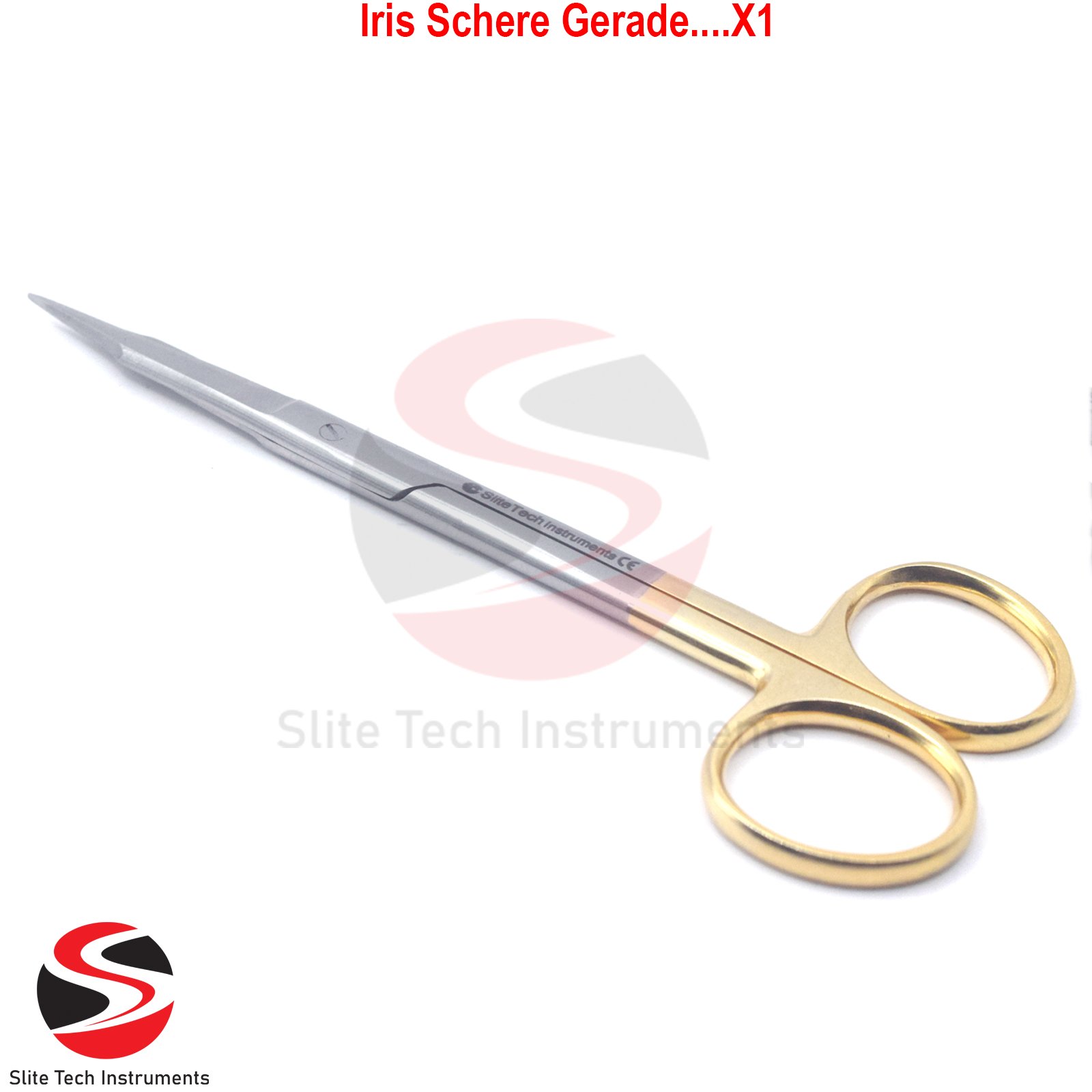 Goldman Fox TC Schere Gerade – Chirurgische Präparierschere Iris OP Fadenschere - Image 3