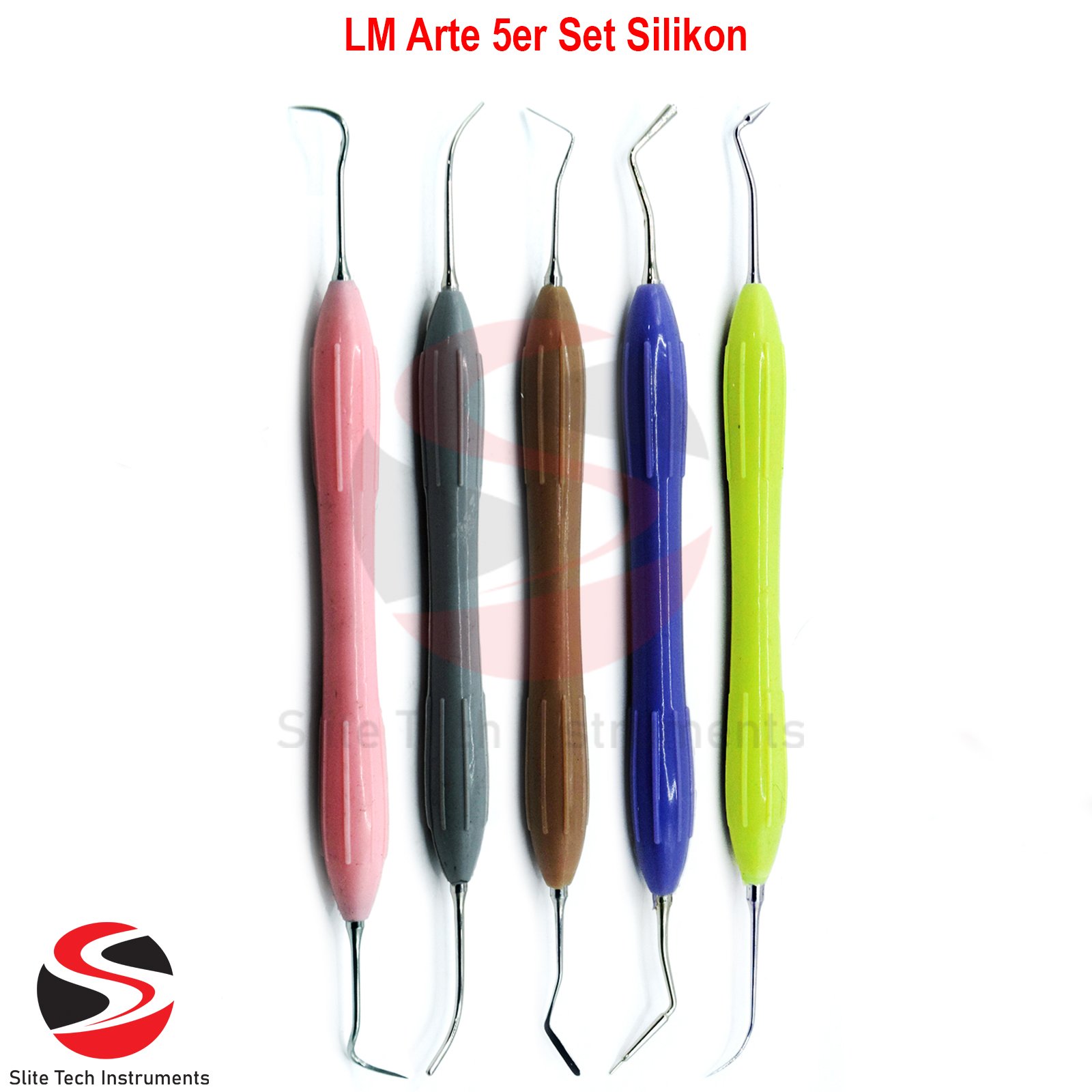 “5er Gracey Silicon LM Set Dental set aus Edelstahl PRF Implantat Chirurgie Werkzeuge” - Image 2