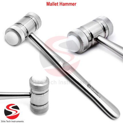 "Implantologie Knochenhammer Mead Mallet mit Kunststoffbacken Chirurgisch CE"
