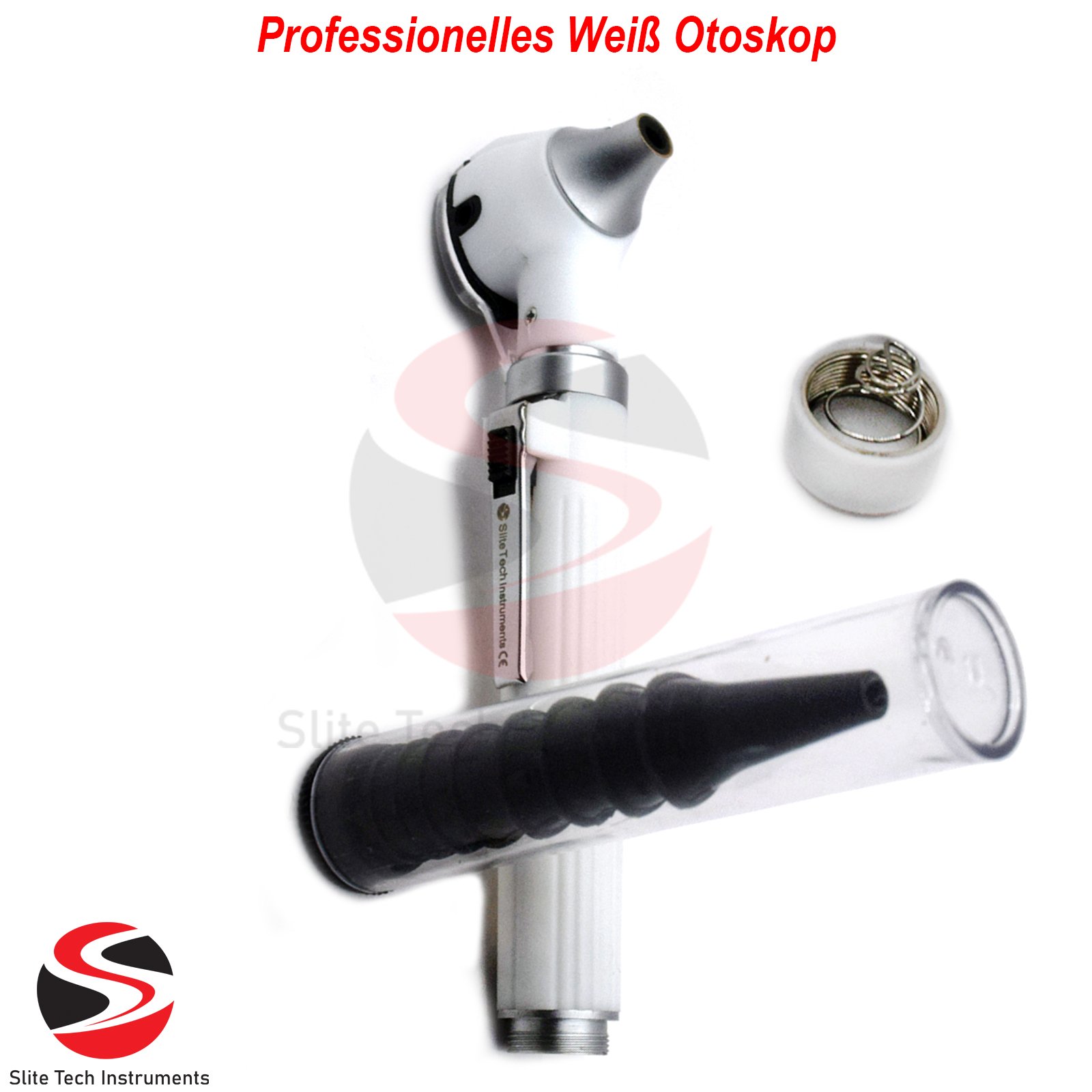 Professionelles Weiß Otoskop Ohrlicht Ohrspiegel Otologie (White Otoskop) - Image 3