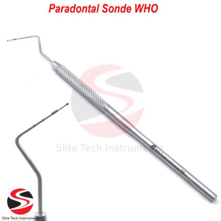 Parodontal Sonde WHO Taschentiefenmessung Zahnsonde Farbcodiert Dental Sonde