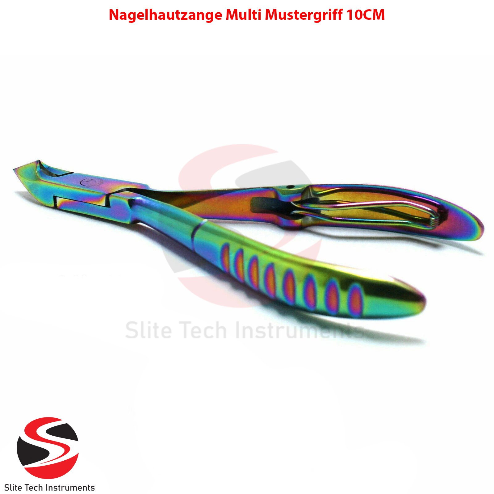 "2x Profi Nagelhautzange 10 cm – Kopfschneider Fußnagelzange mit Mustergriff" - Image 3