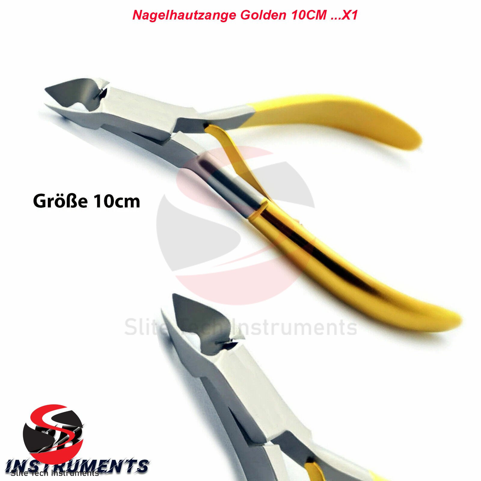 "5er Nagelhautzange 10CM Set Kopfschneider Nagelzange Edelstahl – Fußnagelzange Profi" - Image 3