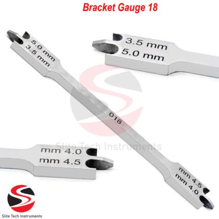 Bracket Gauge 18mm Messschieber Tasterzirkel Schieblehre Zahntechnik Gauge Dental
