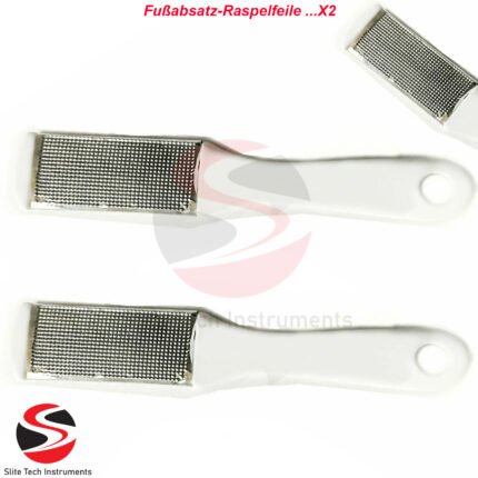 2x Fuß Fersenraspel-Entferner Hornhautentferner Fersenreiniger Fußfeile Pediküre