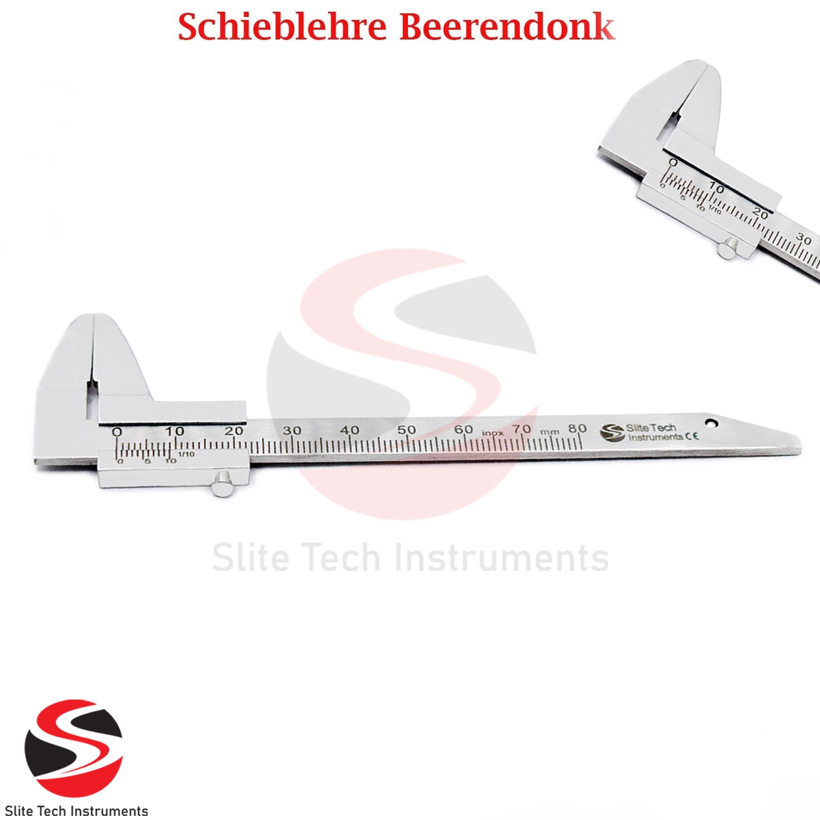 5x Dental Schieblehre Zürcher Modell Münchner Beerendonk KFO Messlehre Zahntechnik - Image 2