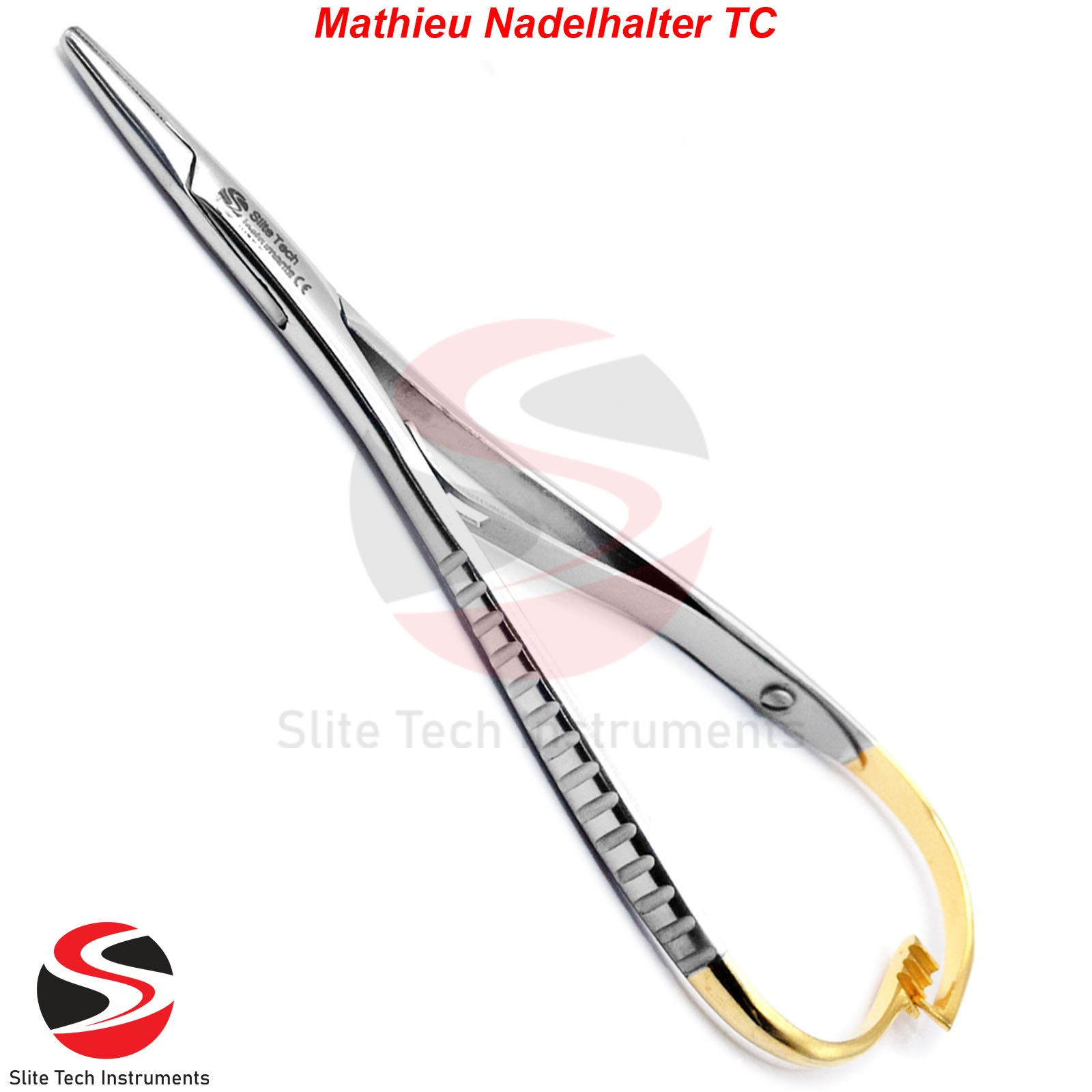“3x Mathieu Nadelhalter TC Chirurgisch Naht Halter OP Instrumente Set” - Image 2