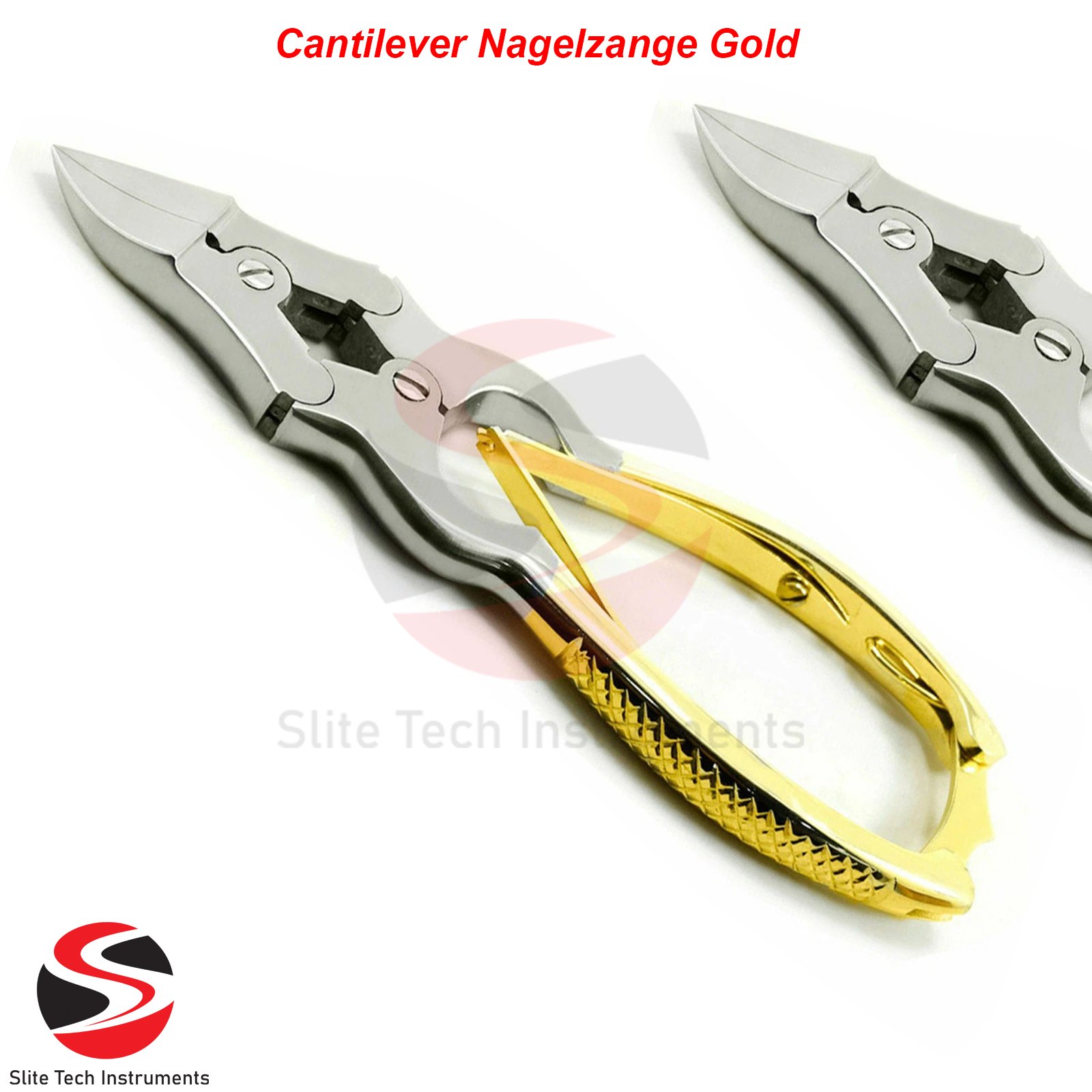 3er Diabetiker Dicke Nägel Nagelzange extra kräftig doppelte Übersetzung Eckenzange - Image 3
