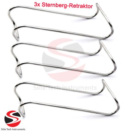 Zahnarzt Set 3-tlg Sternberg-Retraktor Set Chirurgie Instrumente Edelstahl
