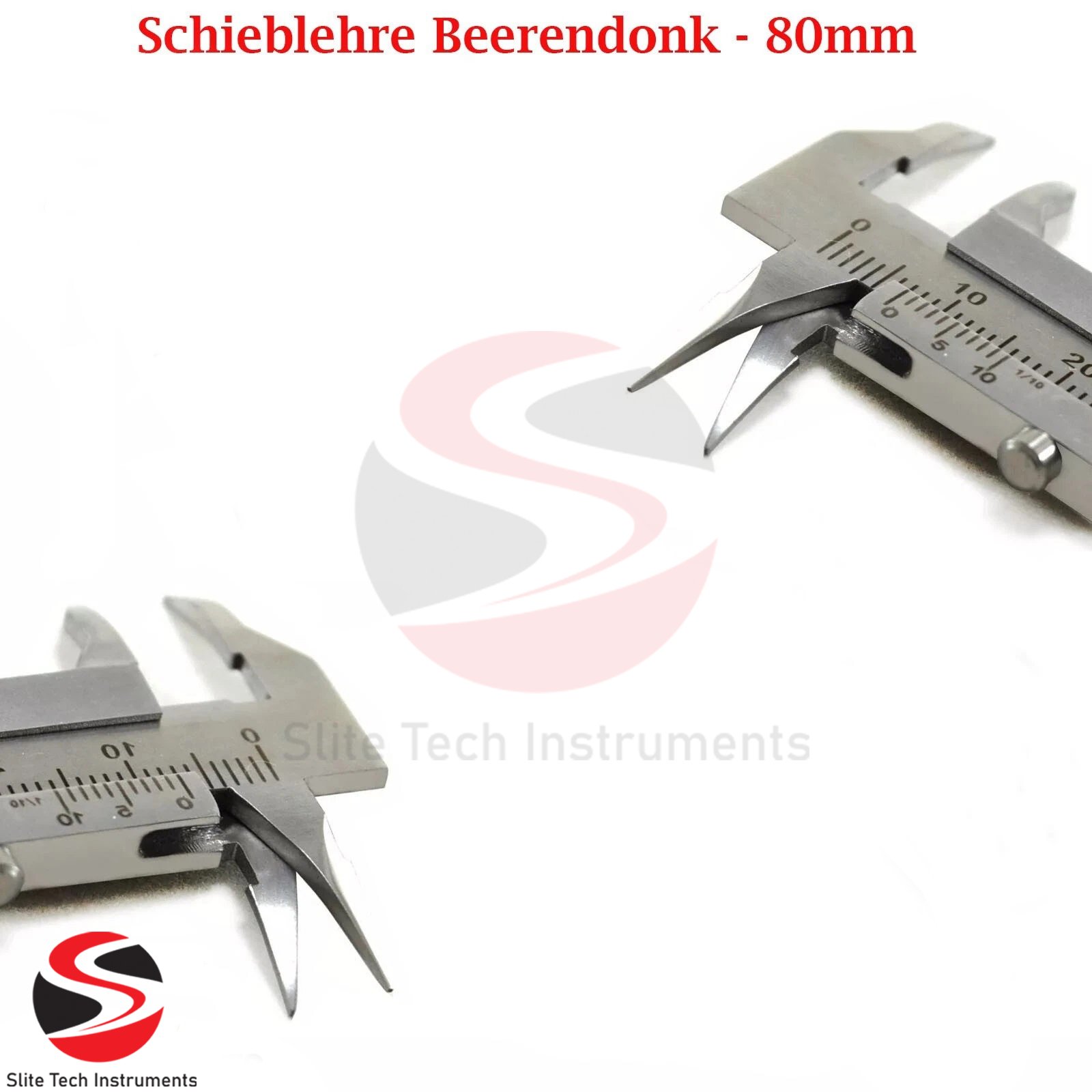 3x Dental Schieblehre Zürcher Modell Münchner Beerendonk KFO Messlehre Zahntechnik - Image 2