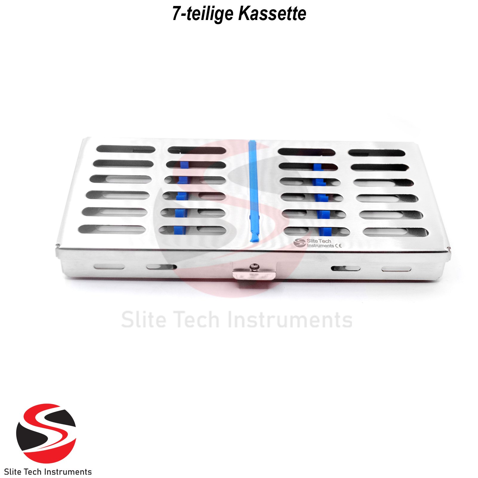 Dental Sterilisationsbox 7tlg Kassette Set – Wasch- Aufbewahrungs- & Sterilbehälter - Image 3