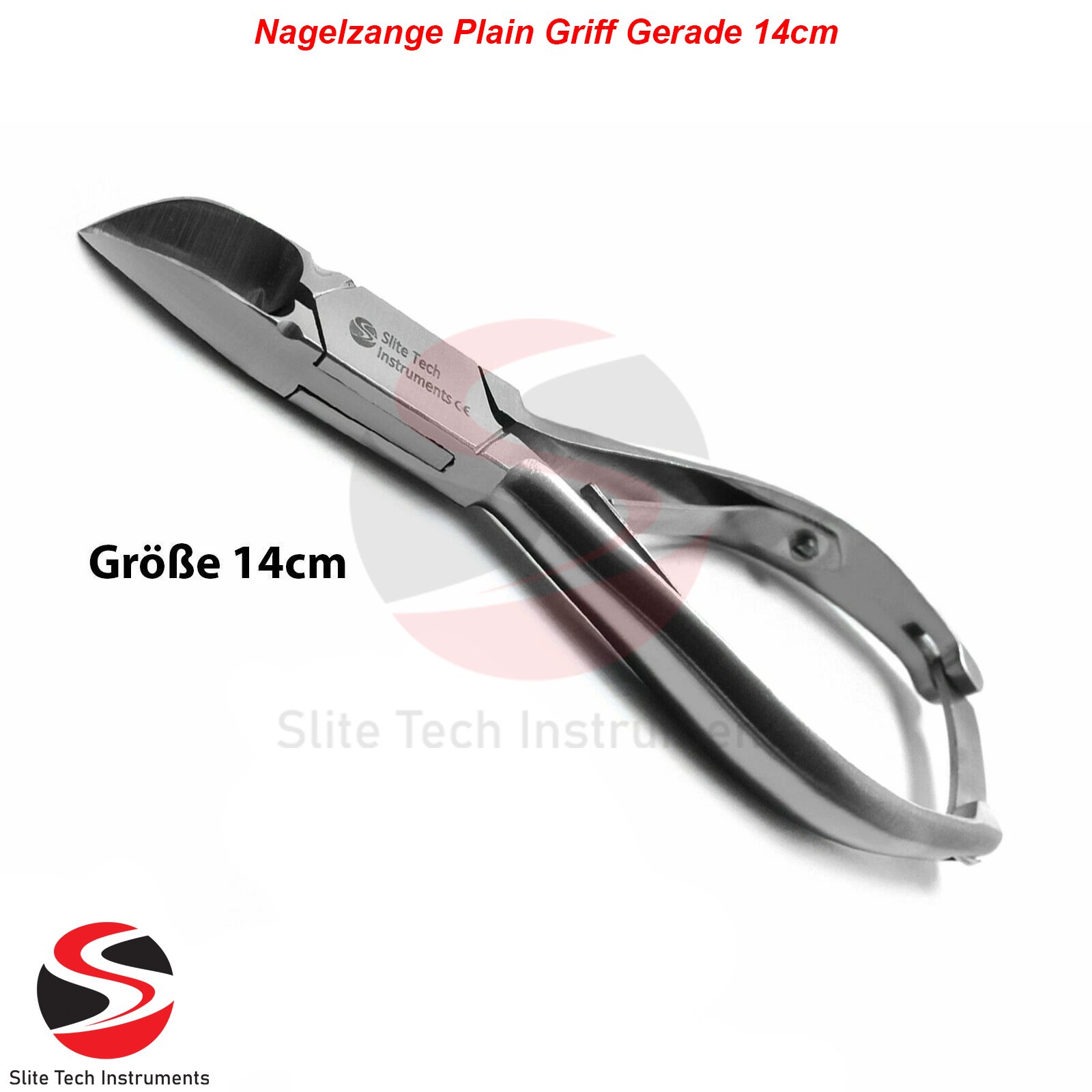 "3x Nagelzange Edelstahl 14cm Gerade Profi Kopfschneider mit Doppelübersetzung Set" - Image 3