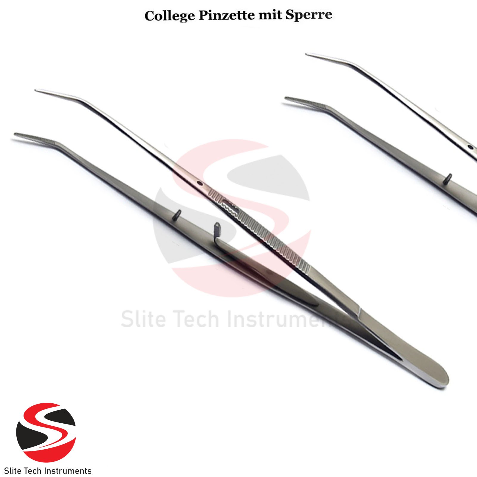 "Profi Anatomische Pinzette Chirurgische Edelstahl Gewebe Medizin Dental CE zertifiziert" - Image 10