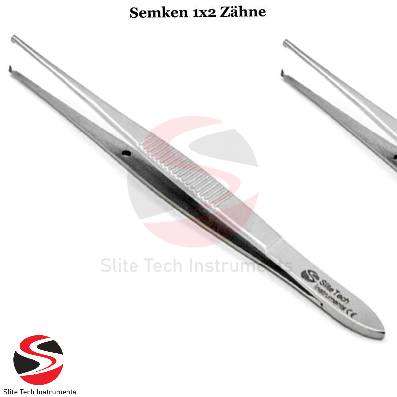 "Profi Anatomische Pinzette Chirurgische Edelstahl Gewebe Medizin Dental CE zertifiziert" - Image 6