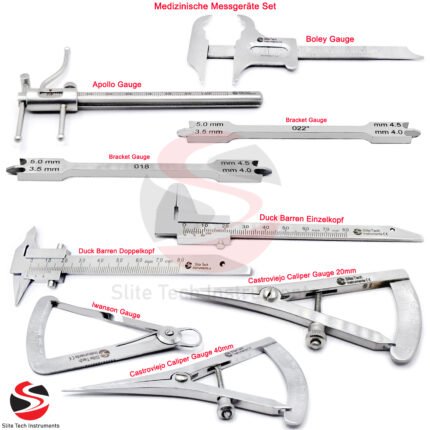 Medizinische Messgeräte Set Zahnmedizin Messgerät Instrumente Dental CE