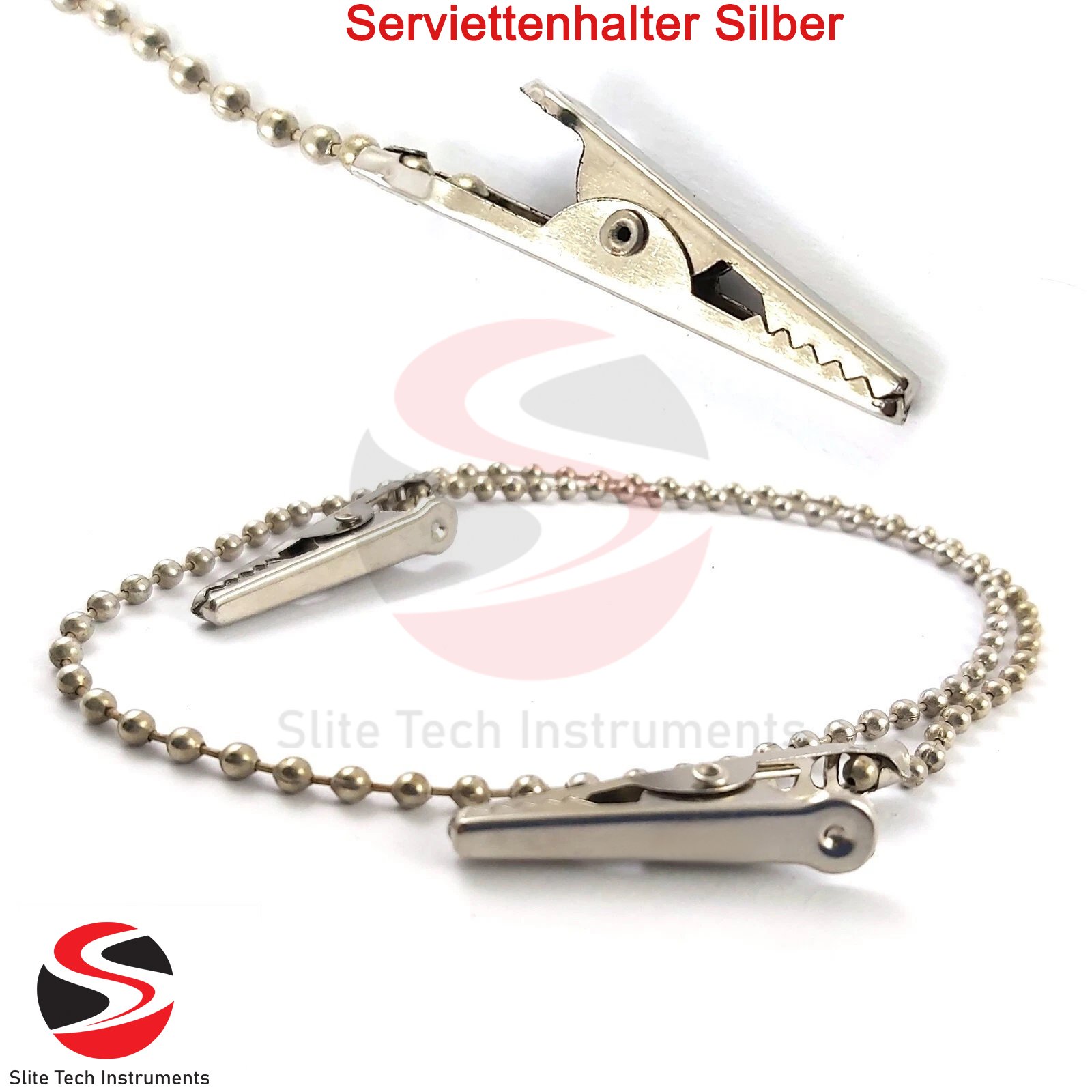 Dental Serviettenhalter Blau , Silber , Tofflemire Zahn Lätzchen Klemme Krokodilklemme Tatto Piercing - Image 5