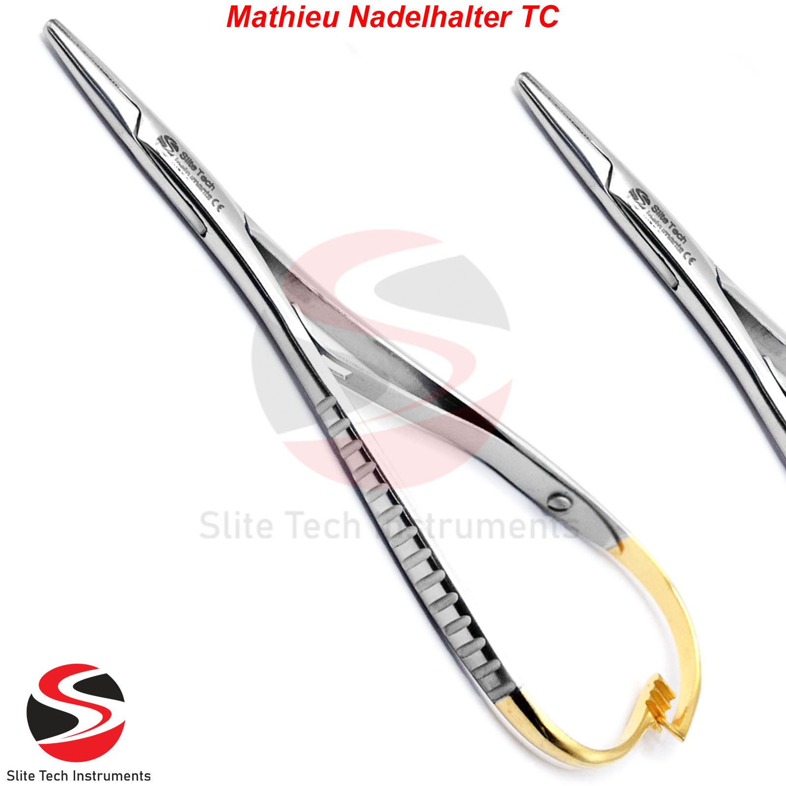 “5x Mathieu Nadelhalter TC Chirurgisch Naht Halter OP Instrumente Set” - Image 3